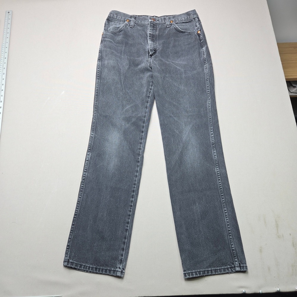 Wrangler Jeans Cowboy Cut Slim Fit 936WBK Faded Black Denim Mens 32x32